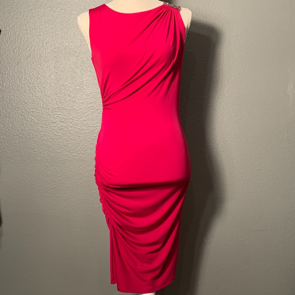 Micheal Kors Fitted Pink Dress